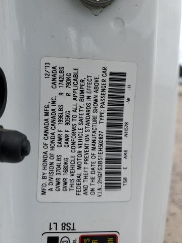 2HGFG3B51EH502827 Honda Civic Lx