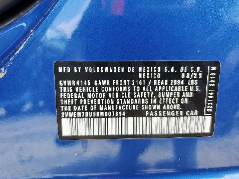3VWEM7BU9RM007894 Volkswagen JETTA SE