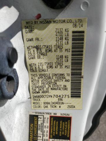 1N6BD0CT2FN704275 Nissan 2015