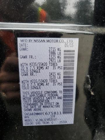 5N1AR2MM4FC675811 Nissan Pathfinder
