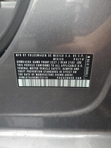 3VWL07AJ6GM373710 Volkswagen JETTA SEL