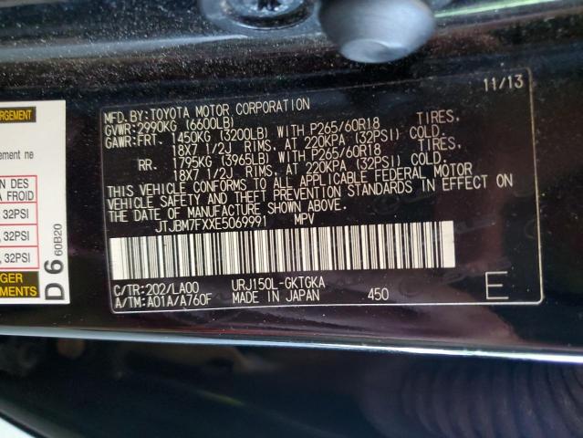 JTJBM7FXXE5069991 Lexus GX 460