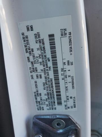 1FMCU0GDXKUB09292 Ford 1.5l gtdi sigma w/premium fuel