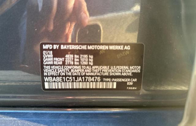 WBA8E1C51JA178476 BMW 330e
