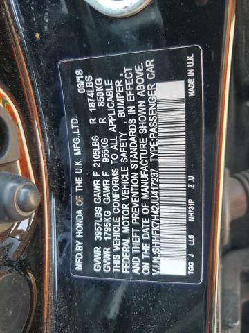 SHHFK7H42JU417237 Honda l15ba