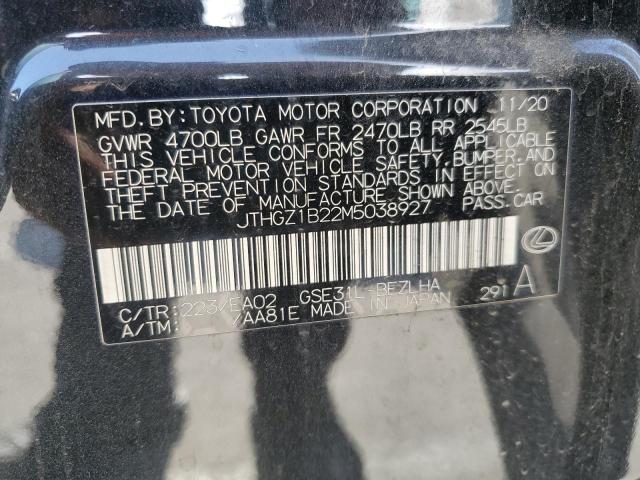 JTHGZ1B22M5038927 Lexus 2gr-fks