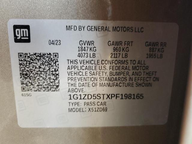1G1ZD5STXPF198165 Chevrolet lfv