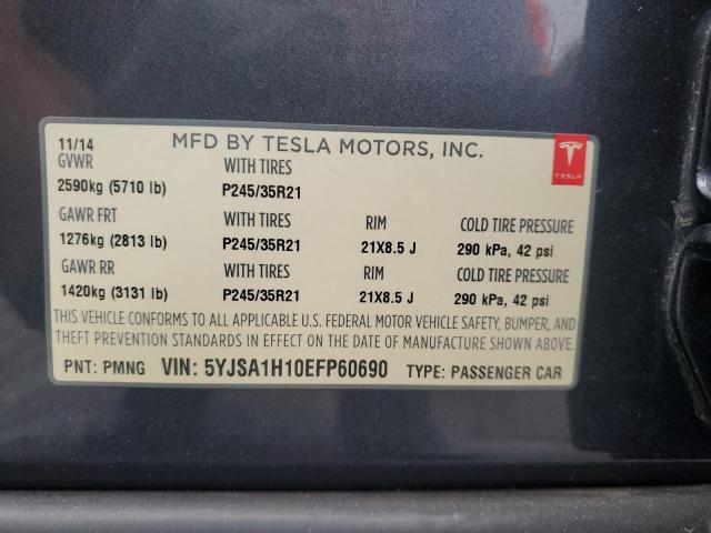 5YJSA1H10EFP60690 Tesla MODEL S