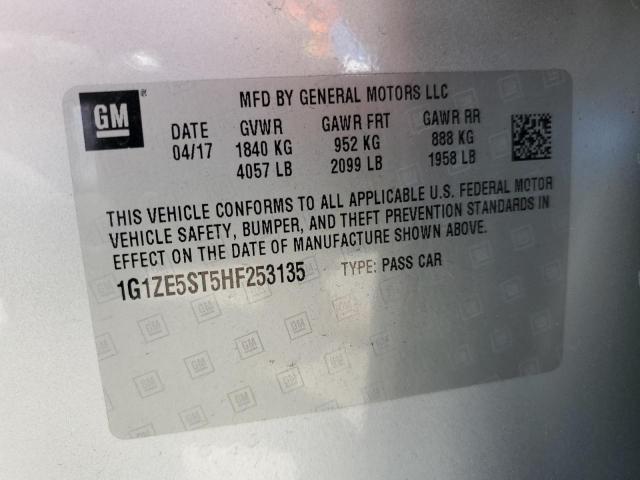 1G1ZE5ST5HF253135 Chevrolet MALIBU LT