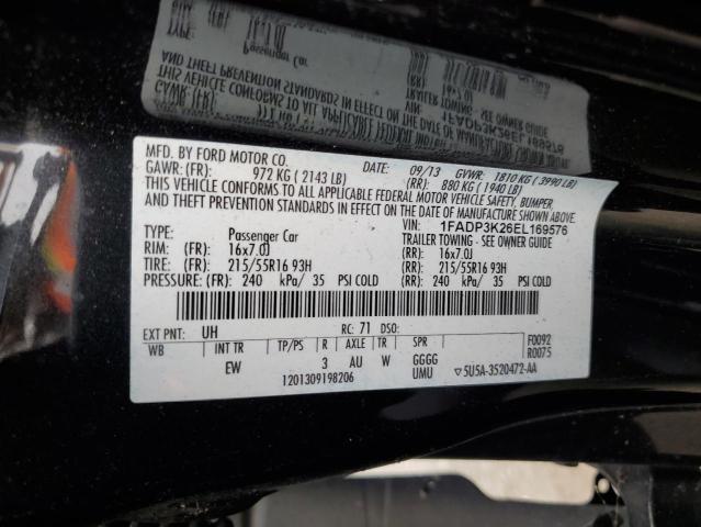 1FADP3K26EL169576 Ford 2014