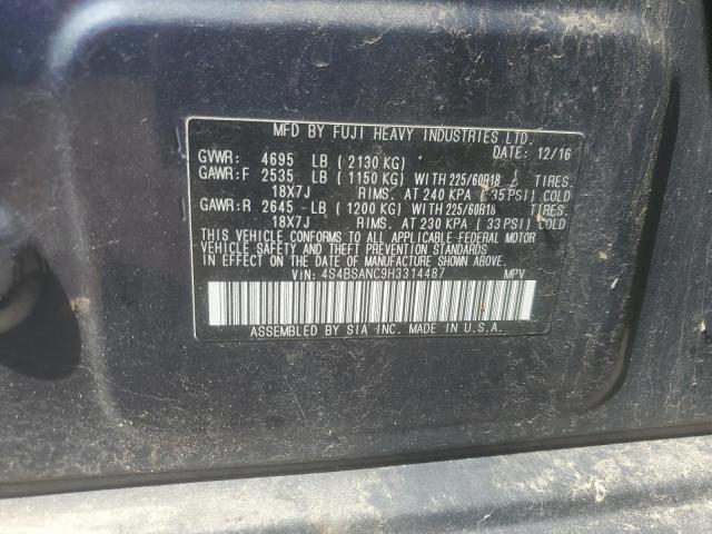 4S4BSANC9H3314487 Subaru u5