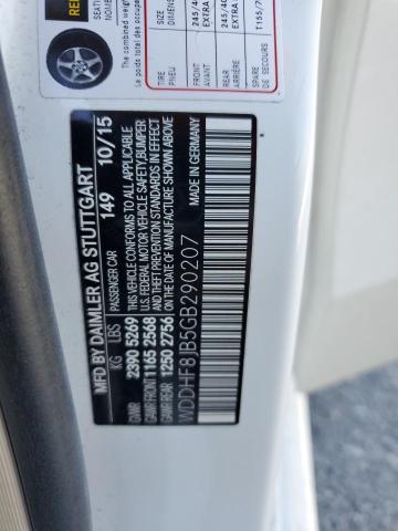 WDDHF8JB5GB290207 Mercedes-Benz 2016