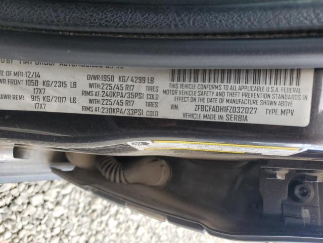 ZFBCFADH1FZ032027 Fiat 500L
