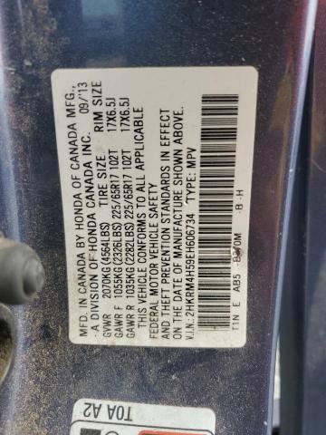 2HKRM4H59EH606734 Honda k24z7