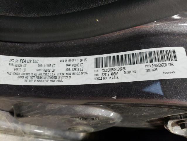 1C3CCCAB5GN138026 Chrysler 200 LIMITE