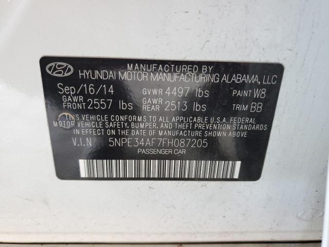 5NPE34AF7FH087205 Hyundai dohc gdi theta-ii