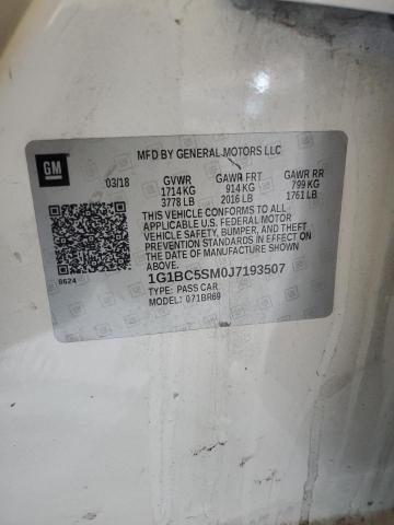 1G1BC5SM0J7193507 Chevrolet le2 -di: direct injection, vvt: variable valve timing, gen, alum
