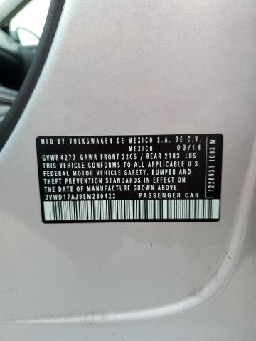 3VWD17AJ9EM280422 Volkswagen 2014