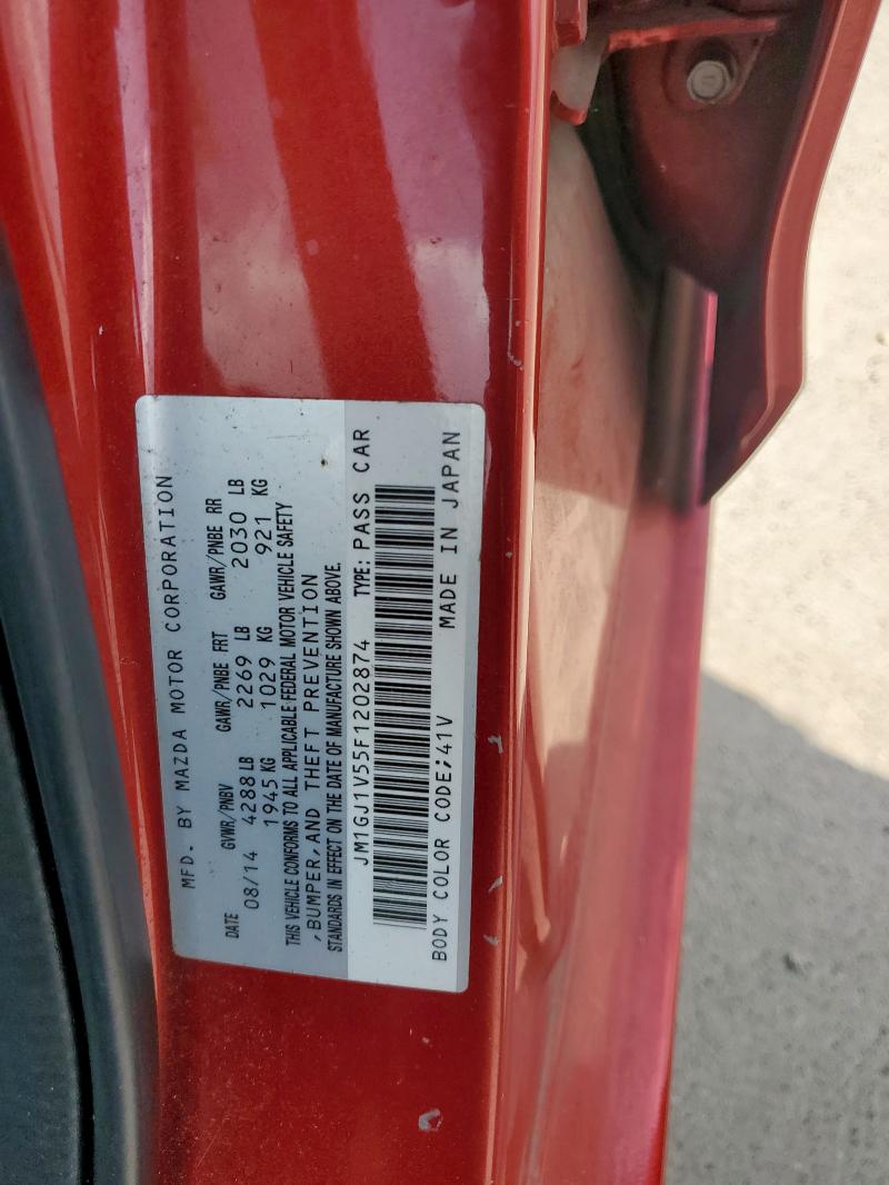 JM1GJ1V55F1202874 Mazda 6 TOURING