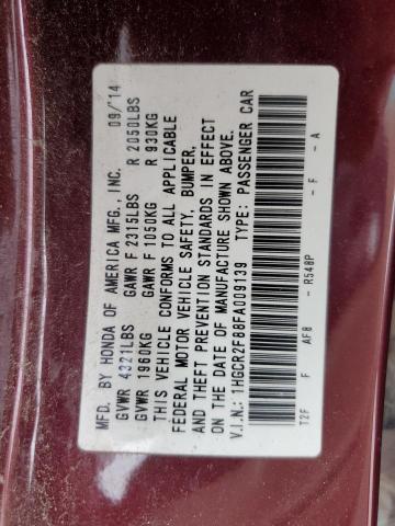 1HGCR2F88FA009139 Honda k24w1