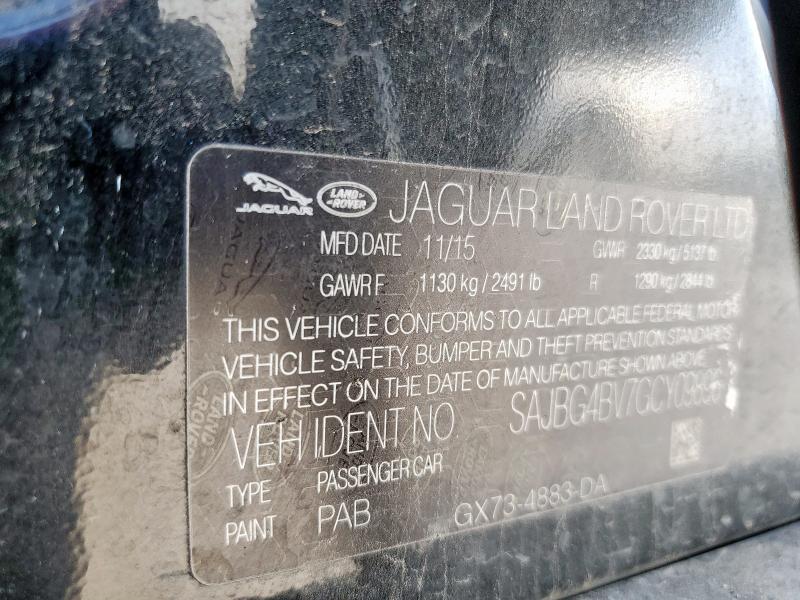SAJBG4BV7GCY09896 Jaguar Xf S