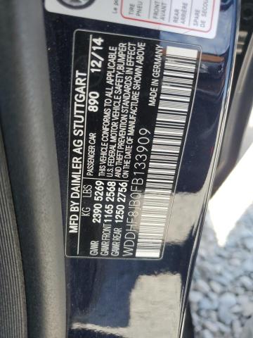 WDDHF8JB0FB133909 Mercedes-Benz 2015