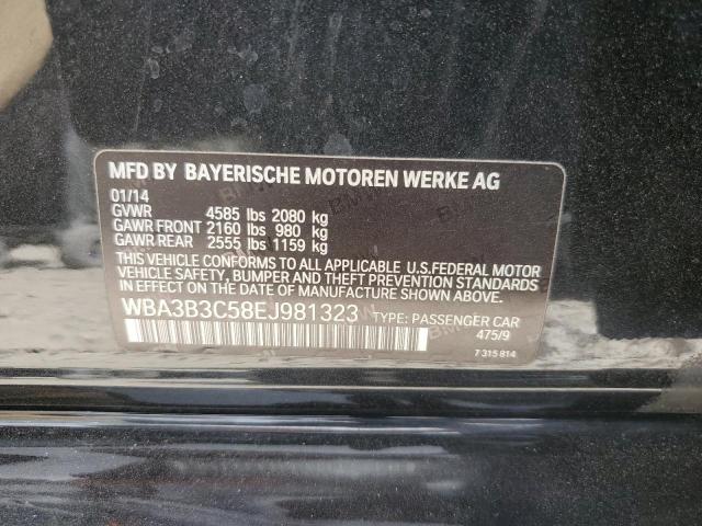 WBA3B3C58EJ981323 BMW 2014