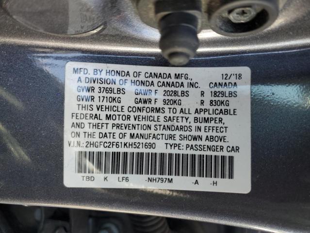 2HGFC2F61KH521690 Honda k20c2