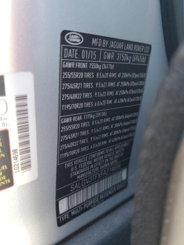 SALGV3TFXFA214698 Land Rover supercharged lev2 ulev