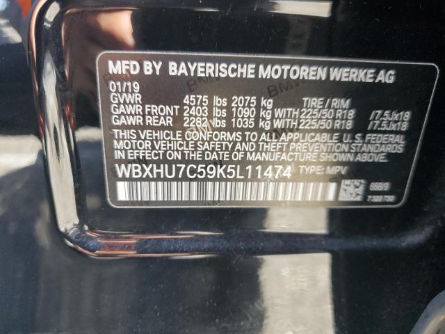 WBXHU7C59K5L11474 BMW 2019