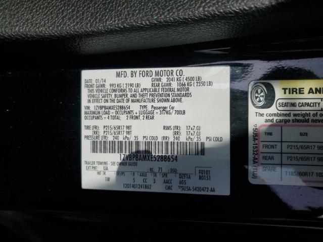 1ZVBP8AMXE5288654 Ford 2014