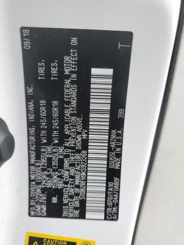 5TDBZRFH9KS923268 Toyota 2gr-fks