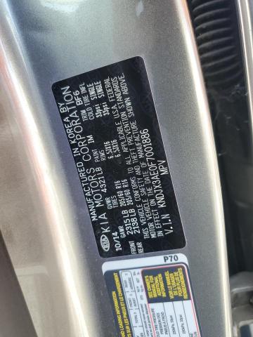 KNDJX3AE0F7001886 KIA 2015
