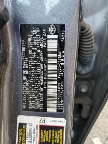 4T1BD1FK6EU101325 Toyota 2ar-fxe+2jm