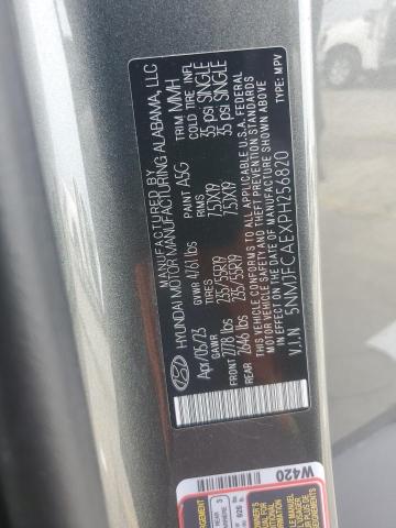 5NMJFCAEXPH256820 Hyundai gdi theta iii