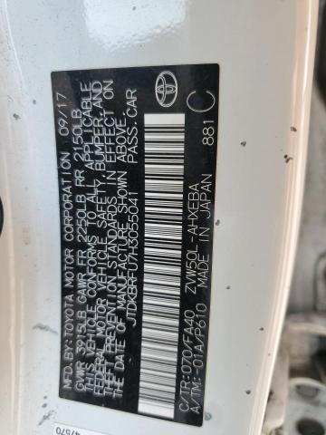 JTDKBRFU7H3055041 Toyota Prius