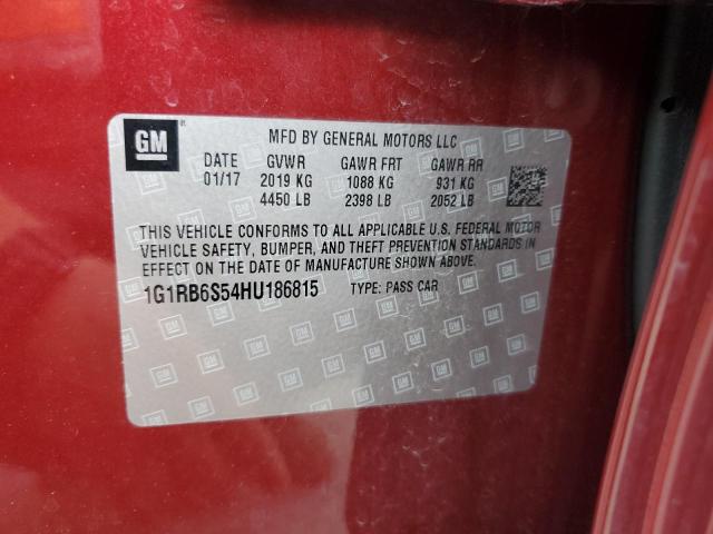 1G1RB6S54HU186815 Chevrolet l3a - di: direct injectio, vvt: variable valve timing, hybrid, gen 1