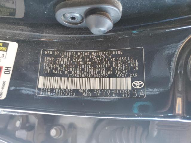 5YFBURHE6EP092732 Toyota 2zr-fe