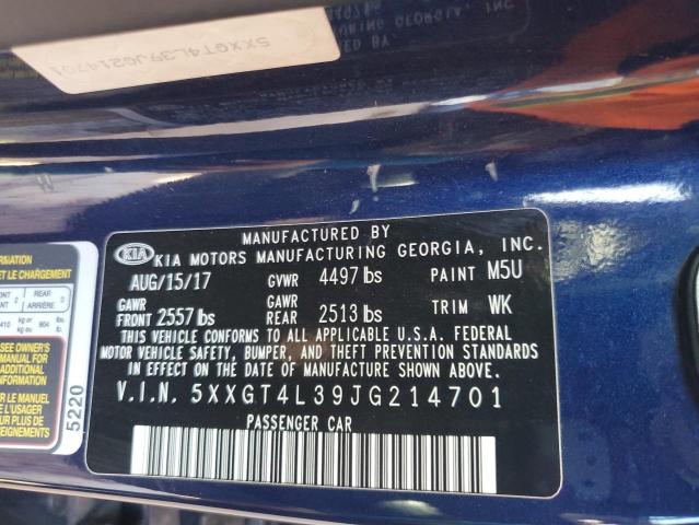 5XXGT4L39JG214701 KIA gdi