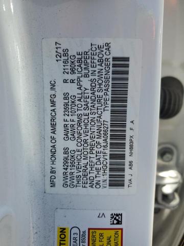 1HGCV1F16JA066277 Honda l15be