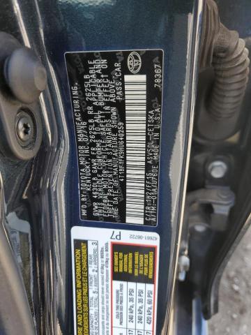 4T1BF1FK9HU640259 Toyota 2ar-fe