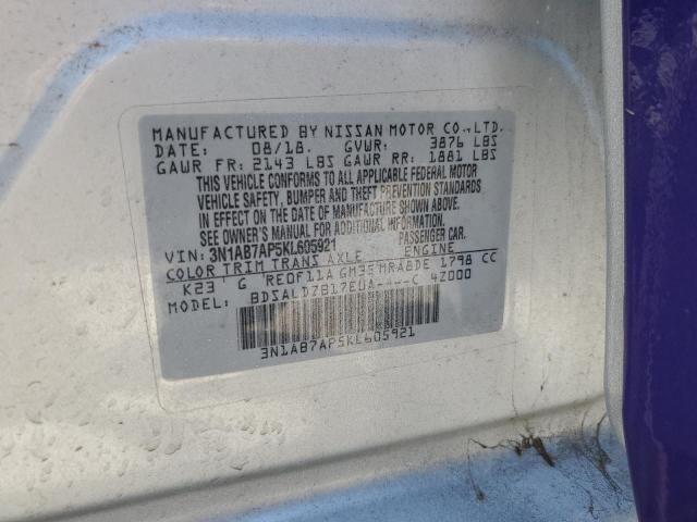 3N1AB7AP5KL605921 Nissan Sentra