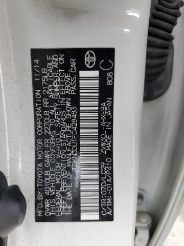 JTDKN3DU1F0428483 Toyota 2zr-fxe+3jm