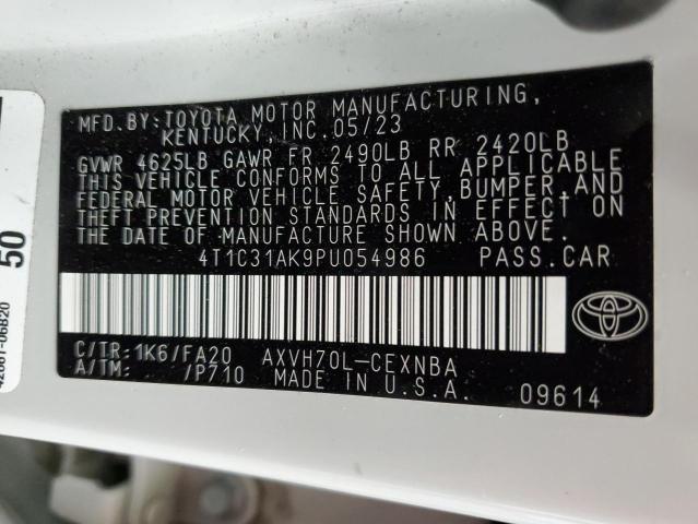 4T1C31AK9PU054986 Toyota a25a-fxs, 3nm