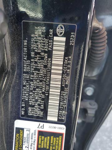 4T1BF1FK6GU139604 Toyota 2ar-fe