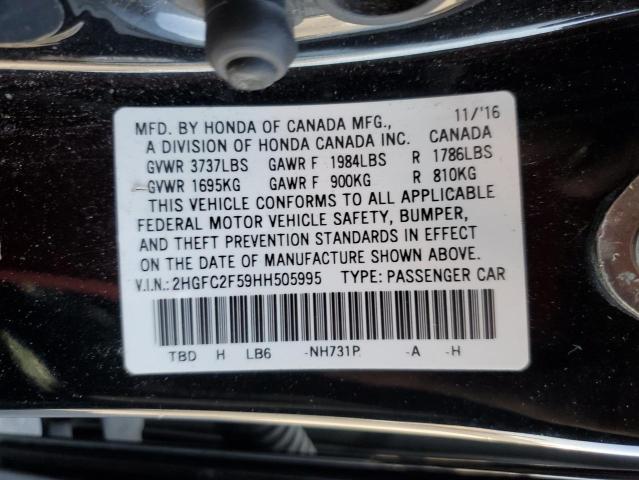 2HGFC2F59HH505995 Honda k20c2