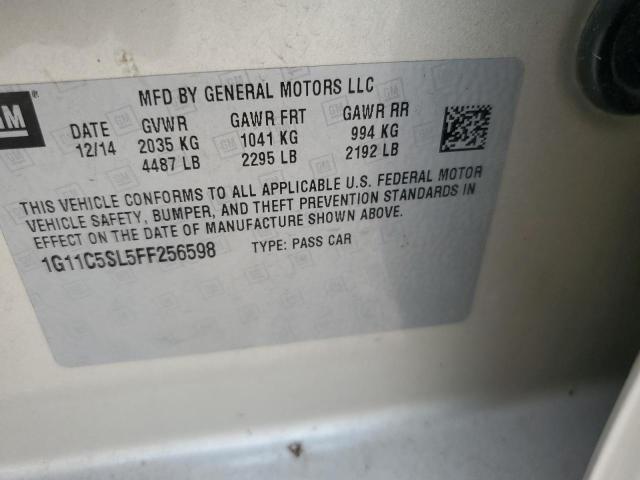 1G11C5SL5FF256598 Chevrolet MALIBU 1LT