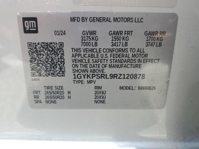 1GYKPSRL9RZ120878 Cadillac Lyriq Luxu