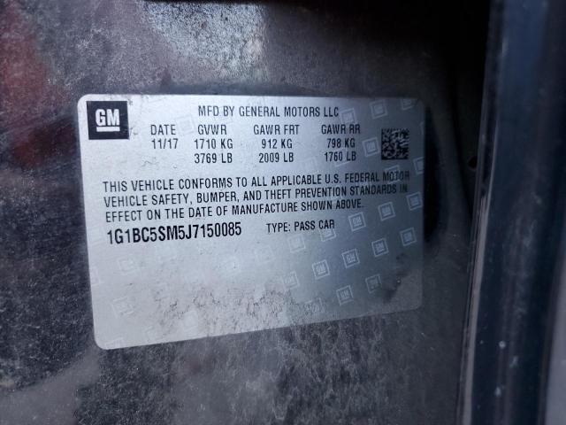 1G1BC5SM5J7150085 Chevrolet CRUZE LS