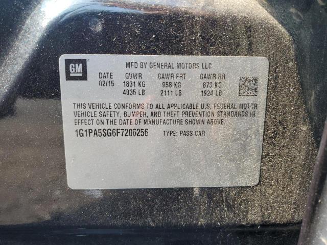 1G1PA5SG6F7206256 Chevrolet CRUZE LS